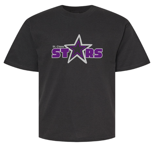 St. Clare "Stars" Spirit porte des T-shirts